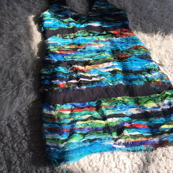 Rag & Bone Sheared Silk Mini Dress - Picture 4 of 6